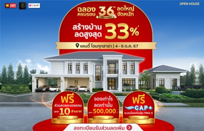 แลนดี้ โฮม ฉลองครบรอบ 36 ปี 4 - 6 ต.ค. 67 ทุกสาขา